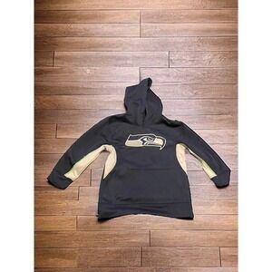 NFL Seattle Seahawks Boys Hoodie, Blue w silver logo